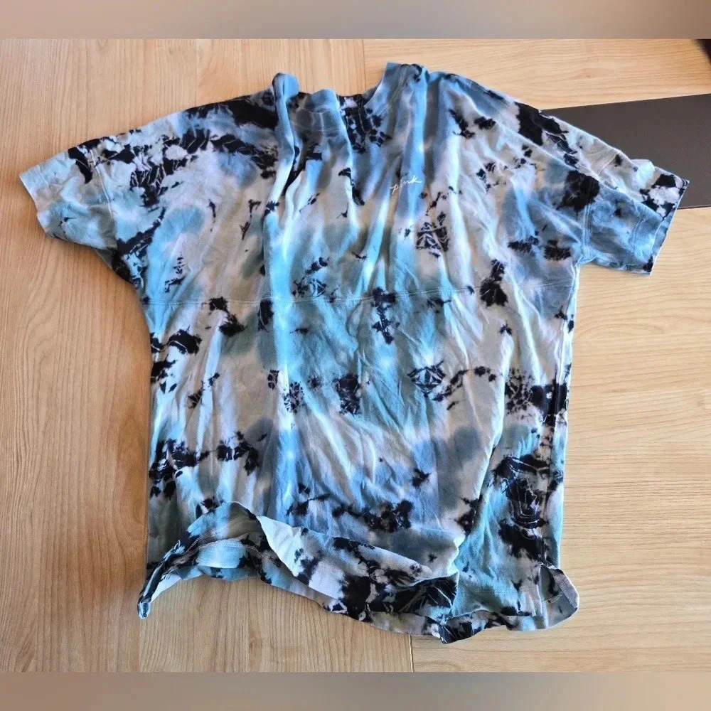 PINK Tie Dye Oversize Tee